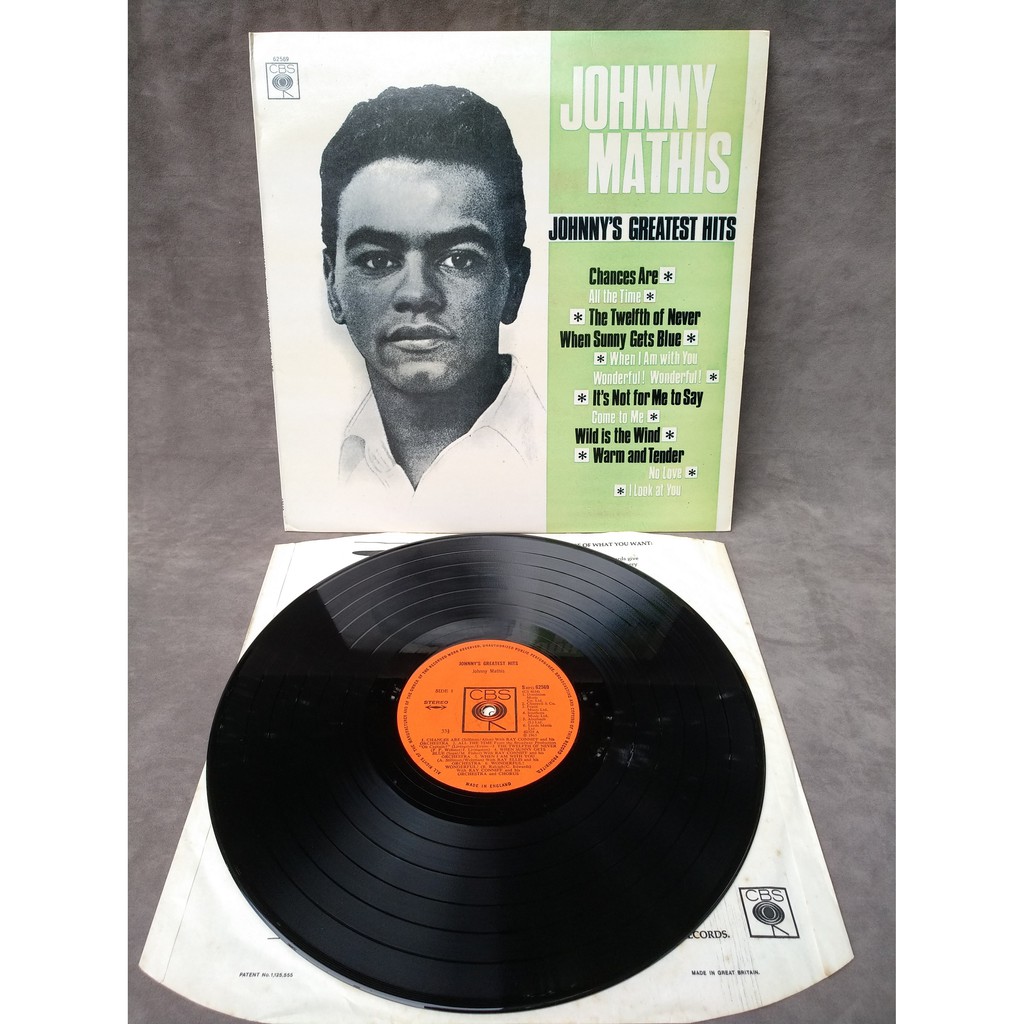 แผ่นเสียง Johnny Mathis ‎- Johnny's Greatest Hits