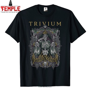 เสื้อยืด พิมพ์ลาย Trivium Skelly Frame สําหรับผู้ชาย | วัดเมอร์ช