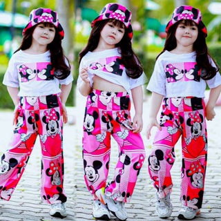 ชุดเซ็ท MICKEY MOUSE  ..เซ็ท 3 ชิ้น (เสื้อ+กางเกง+หมวก)