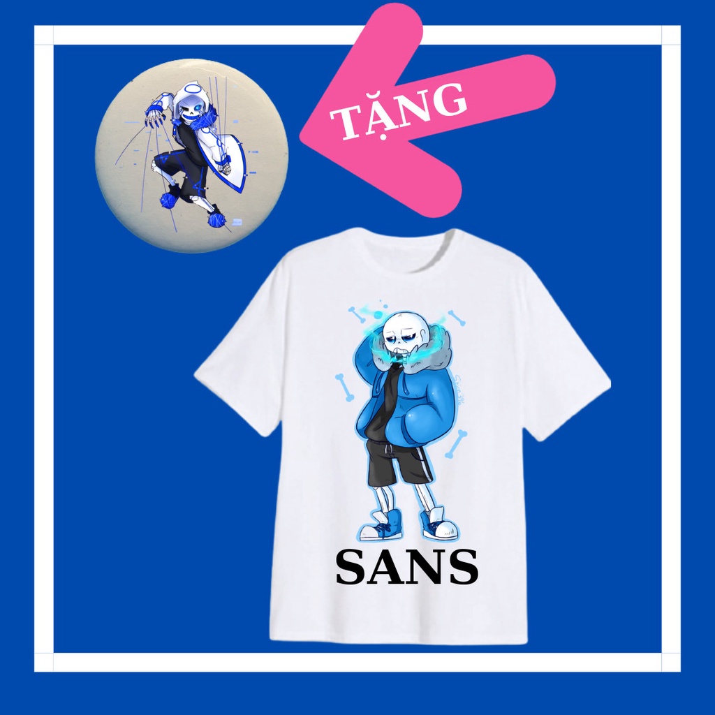 เสื้อยืด Sans Undertale สําหรับเด็กผู้ชายสุดเท่ คอกลม ทุกสี ขนาดเสื้อ 10kg ถึง 90kg รวมป้าย Error404