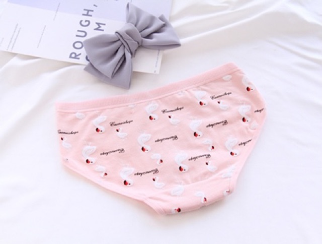 กางเกงในผ้าพิมพ์ลายนกฟลามิงโก้ น่ารัก #ฟลามิงโก้ - รูปที่ 4