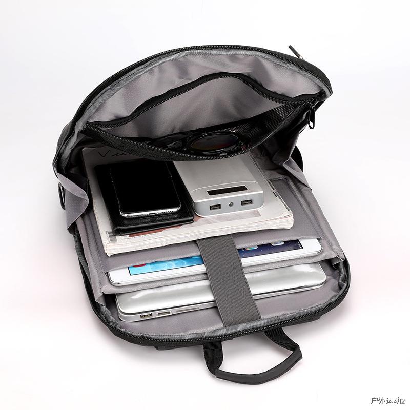 ♈﹍△IKE MRATI  Thin Laptop Backpack Men Bag 15.6 Inch Business Bag  Women Backpacks Office Work Unisex Black Backpack Sli