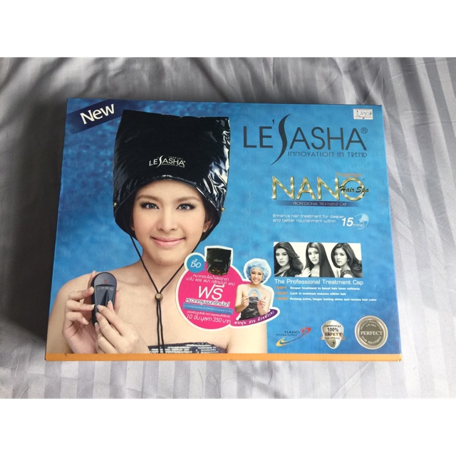 lesasha หมวกอบไอน้ำ รุ่น professional nano hair spa ถนอมผม
