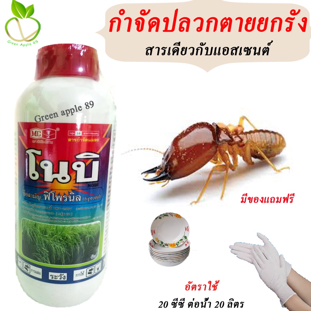 กำจัดปลวก พิโพรนิล ขนาด 1 ลิตร สารตัวเดียวกับแอสเซนต์ ยากำจัดปลวก ยาฆ่าปลวก ตายยกรัง กำจัดมดปลวก ยาปลวก ฉีดปลวก