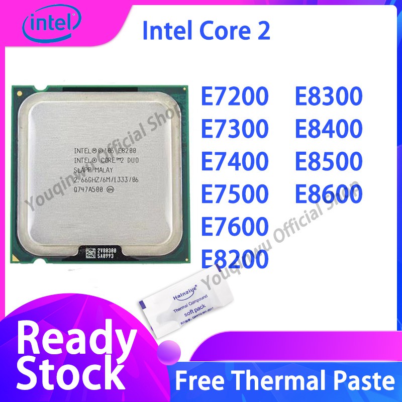 แกนอินเตอร์เน็ตสําหรับ Intel Core 2 E7200 E7300 E7400 E7500 E7600 E8200 E8300 E8400 E8500 E8600 Lga 775 Pin G41 P41 P43 Cpu
