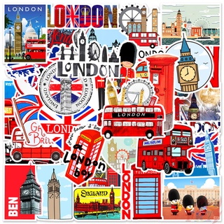 ❉ British Culture &amp; Art Series 03 London Travel สติ๊กเกอร์ ❉ 50Pcs/Set Fashion Mixed DIY Decals Doodle สติ๊กเกอร์