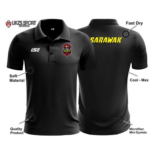 เสื้อโปโล ผ้าไมโครไฟเบอร์ ลายทีมชาติฟุตบอล Sarawak Fc Travel Jersey DX2- LSE Travel Jersey DX1