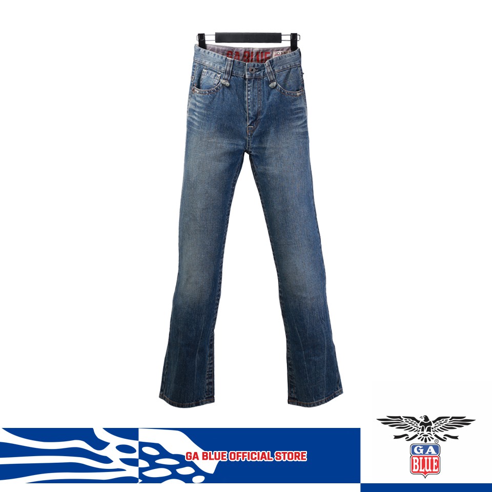 GA Blue 911 Mens Regular Rise Regular Fit Jeans - 1154