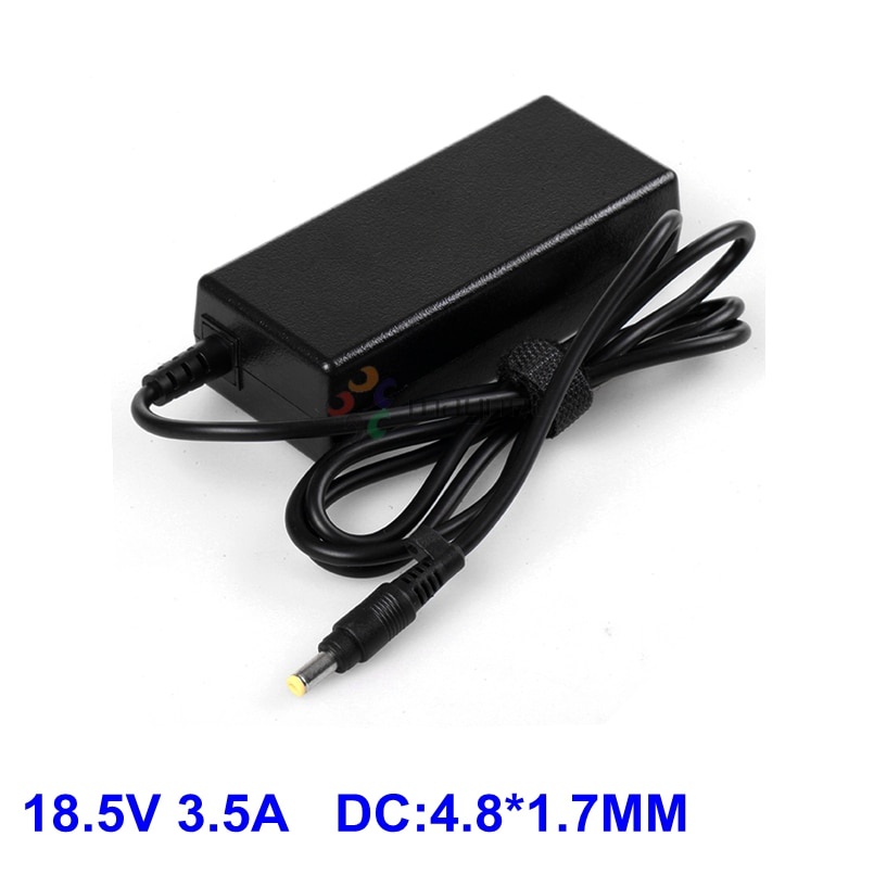 18.5V 3.5A 4.8*1.7 แล็ปท็อปอะแดปเตอร์ชาร์จสําหรับ HP Compaq nc6320 6200s nc6120 nc6230 NX6140 6520s 