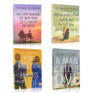 หนังสือนิยาย Fredrik Backman The New York Times หนังสือนิยายที่ขายดีที่สุด Author of A Man Called Ove Anxious People Humorous