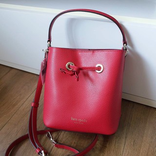 ✨สด-ผ่อน✨กระเป๋าสะพายข้าง Kate Spade Small Bucket Eva