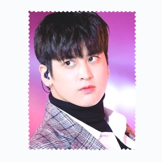 ผ้าเช็ดแว่นตา ผ้าเช็ดแว่น ผ้าเช็ดเลนส์ ผ้าเช็ดจอ นักร้องเกาหลี K-POP ชันอู Chanwoo Jung Chan-woo ไอคอน iKon