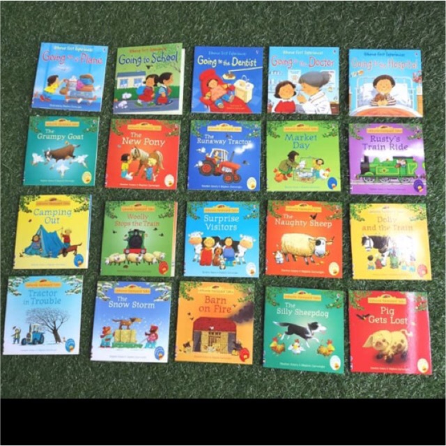 Usborne farmyard 15books + ประสบการณ์แรก 5books / KL/ Post Same Day 😍😍