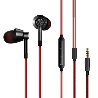 Xiaomi 1MORE หูฟังอินเอียร์พร้อม mic เเละ volume control รุ่น 1M301(Black/ Red)