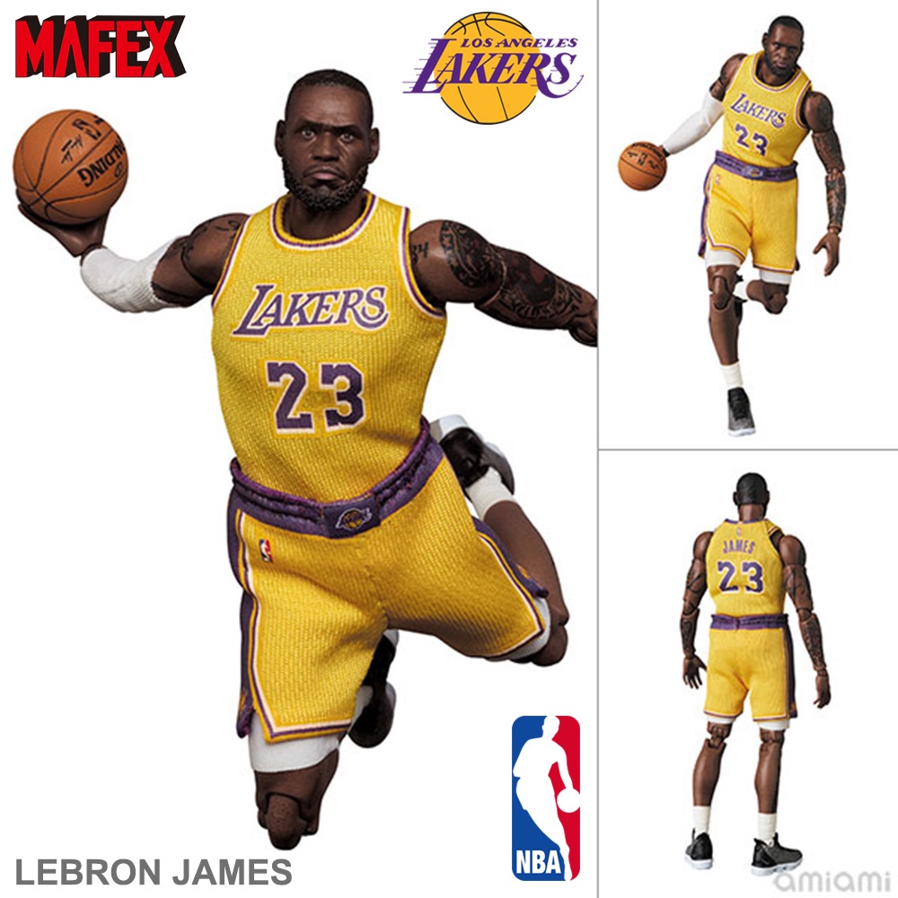 Figma ฟิกม่า NBA Basketball Players Los Angeles Lakers นักบาส ทีม ลอสแอนเจลิสเลเกอส์ LeBron James เล