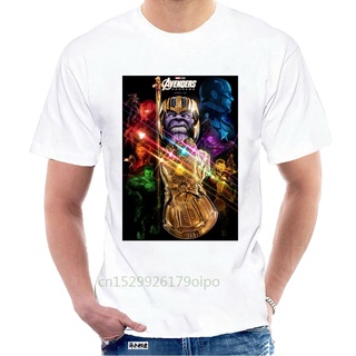 เสื้อยืด ลายซุปเปอร์ฮีโร่ Marvellous Thanos สําหรับผู้ใหญ่ 1737S-5XL