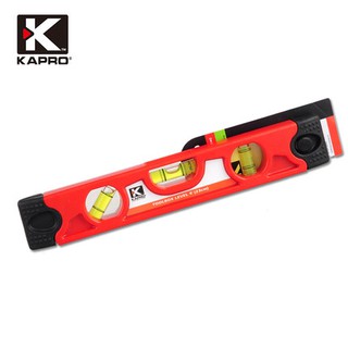 KAPRO ระดับน้ำตอปิโด-พลาสติก ขนาด 9"- 3 ลูกน้ำ มีแม่เหล็ก TORPEDO LEVEL