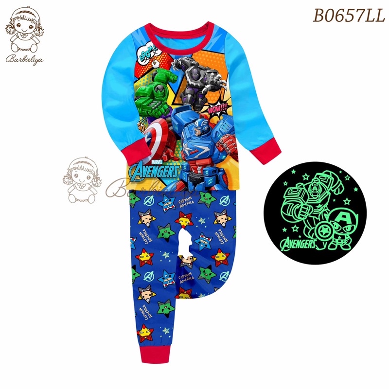 Barbieliya B0657LL ชุดนอน Glow In The Dark Boy (3/11y)
