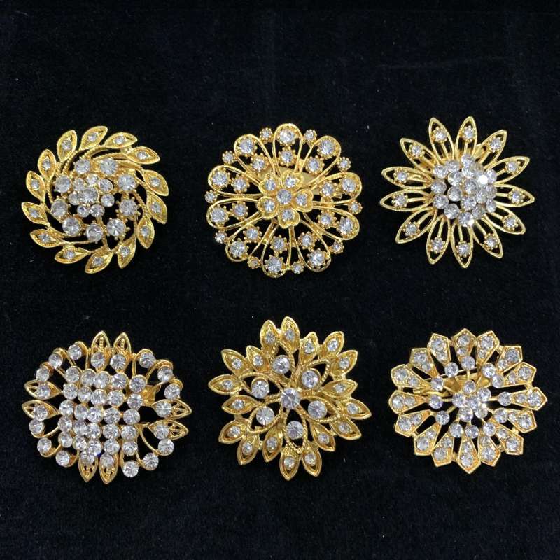 Vintage Jewelry เข็มกลัด ลายดอกไม้ แฟชั่น คลาสสิก รูปที่ 7