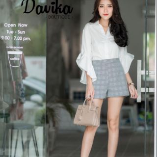 เสื้อ+กางเกงขาสั้น By Davika