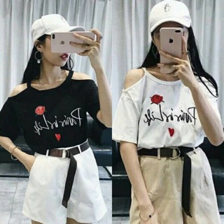 เสื้อเว้าไหล่🌹 Paris is life 🌹