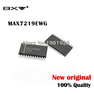 ชิ้นส่วนอิเล็กทรอนิกส์ MAX7219EWG SOP24 MAX7219 SOP 7219 SOP-24 10 ชิ้น