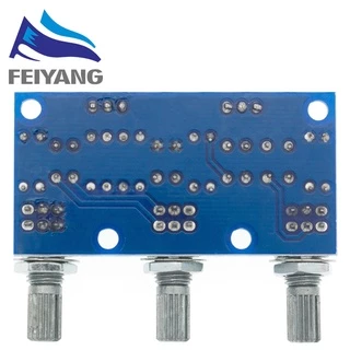 Xh-m802 บอร์ดโมดูลขยายเสียง พรีแอมป์ อิเล็กทรอนิกส์ PCB ปรับได้ เสียงสูงต่ํา Diy