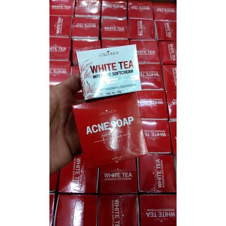 1แถม1  ครีม1กระปุก+สบู่1ก้อน ครีมชาขาวหน้าใสWhite tea by คอลลาริช