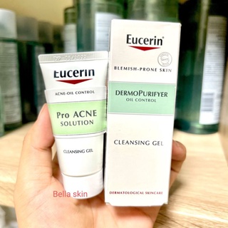 Eucerin Pro Acne Solution Acne Oil Control Cleansing Gel (20ml)เจลล้างหน้าขนาดทดลอง 20มล.exp.01/24