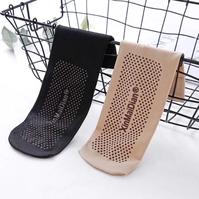 ถุงเท้าถุงน่อง "รุ่นเนื้อหนา" แบบมีกันลื่นและไม่มีกันลื่น