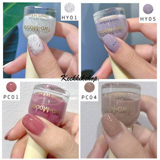 (HY-PC) ยาทาเล็บกึ่งเจล Two Moons 10ML. ยาทาเล็บ สีทาเล็บ