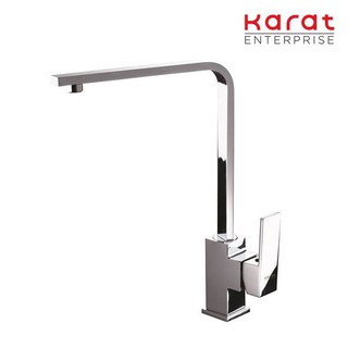 Karat Faucet ก๊อกซิงค์ผสมแบบก้านโยกติดบนเคาน์เตอร์