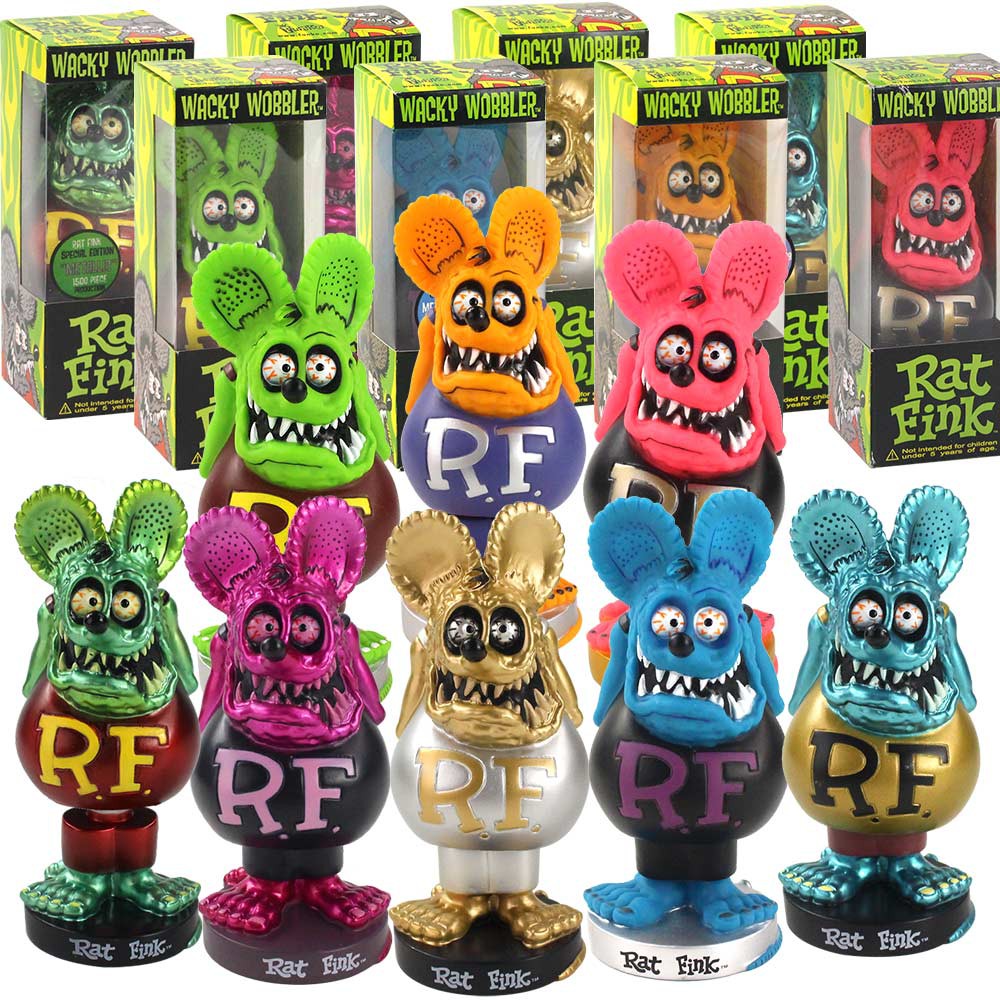 Rat Fink ノッディングドール 2体セット Rat Fink ノッディングドール 2体セット