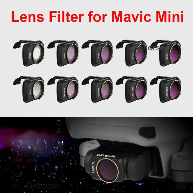 6pcs/Set DJI Mini 2/mini SE/DJI Mavic Mini Filter ND Filter 4/8/16/32 UV CPL Filter NDPL Set Camera Lens Filter for DJI Mavic Mini Accessories