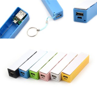 กรอบแบตเตอรี่สำรอง 18650 2600 Mah พอร์ต Usb แบบใหม่ สำหรับทำพาวเวอร์แบงค์ DIY