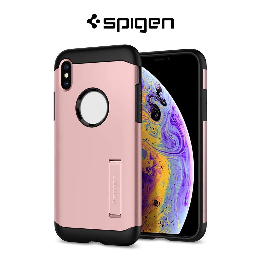 Spigen เคสเกราะ บาง สําหรับ iPhone XS / X