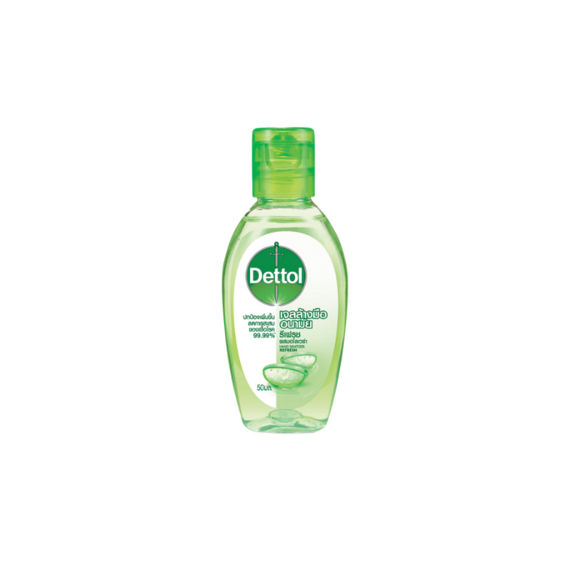 [Gift] Dettol เดทตอล เจลล้างมืออนามัย รีเฟรช 50 มล. Dettol Hand Sanitizer Refresh 50 ml.(สินค้าเพื่อสมนาคุณงดจำหน่าย)