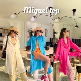 Mute - Miguel top เสื้อคลุมบิกินีตัวยาว สวยๆ ชุดไปทะเล