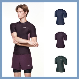 [ผช] เสื้อว่ายน้ำ ชาย แขนสั้น Abyssal Short Sleeve Rashguard Top Barrel แท้ 100%