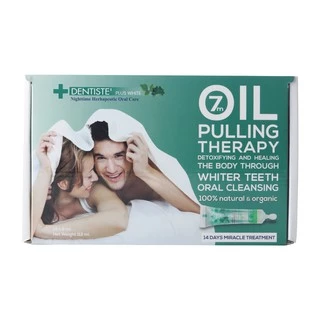 Dentiste' Miracles Oil Pulling (8 Ml*14) เดนทิสเต้ ออยล์ดูดเซลล์แบคทีเรีย ลดคราบพลัค ป้องกันฟันผุ 14 ชิ้น/กล่อง