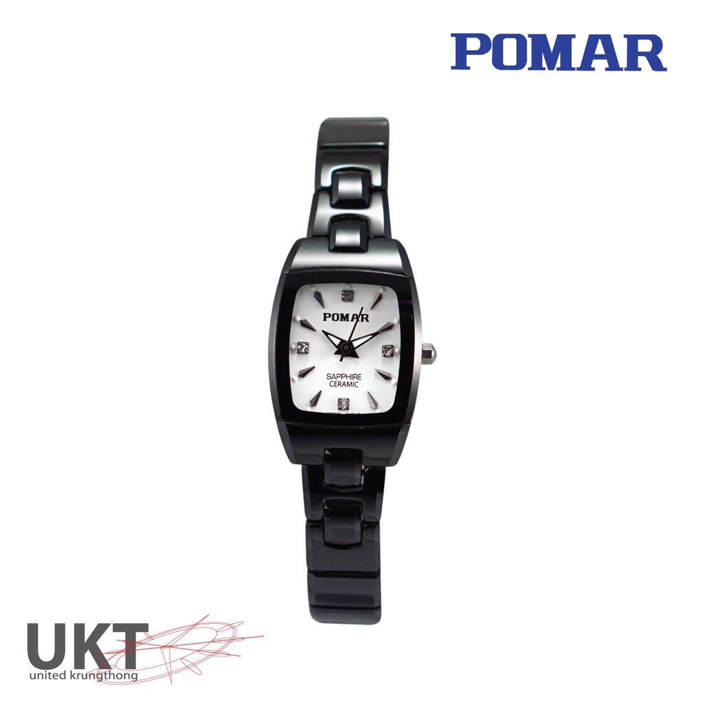 POMAR รุ่น PM76002B02 หน้าขาว นาฬิกา สำหรับผู้หญิง