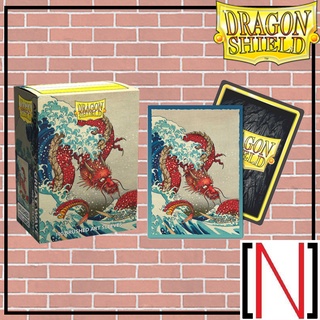 [Sleeve][ซองใส่การ์ด] Dragonshield - Art Brushed Great Wave [Dragon shield][MTG][FFTCG][Summoner][Pokemon]