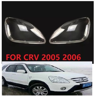 ฝาครอบไฟหน้ารถยนต์ 2 ชิ้นสําหรับ Honda CRV 2005 2006