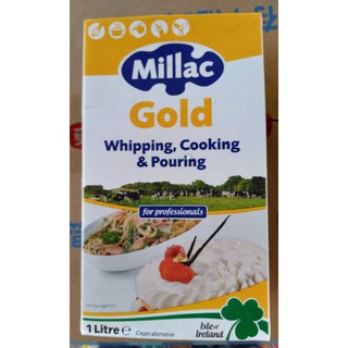 Millac Gold Whipping Cream วิปปี้ครีม มิลแลคโกลด์ 1 ลิตร