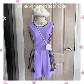 very cute purple jumpsuit💜