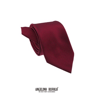 ANGELINO RUFOLO Necktie(NTM-จุด.รวม) เนคไทผ้าไหมทออิตาลี่คุณภาพเยี่ยม ดีไซน์ Dot สีฟ้า/เทา/แดง/ชมพู/กรม/ดำ/น้ำเงิน/ส้ม