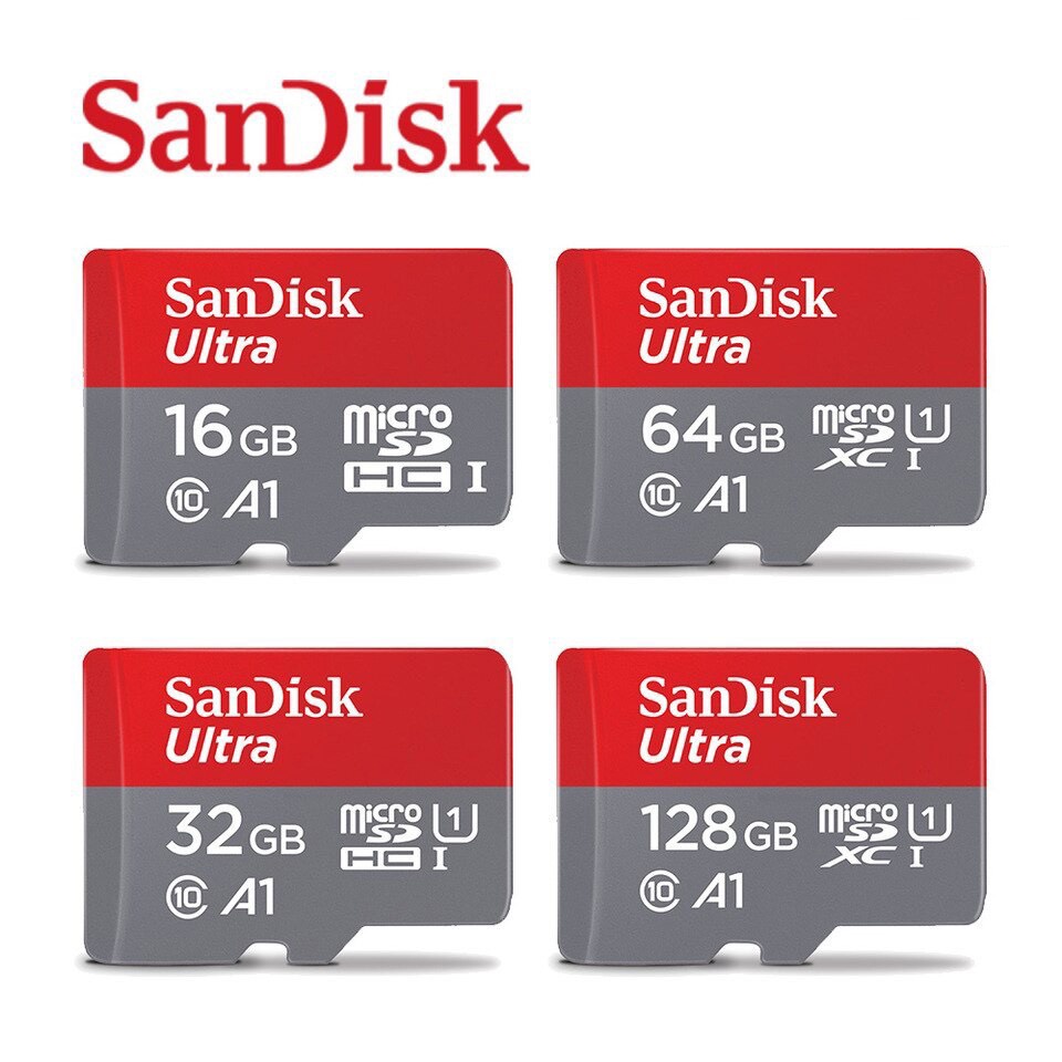 MicroSDXC Ultra A1 UHS-I การ์ดหน่วยความจํา 32G 64GB 128G Class 10 UHS-I - ของแท้