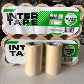 INTER TAPE อินเตอร์เทป เทปย่นพ่นสี กระดาษกาวย่น ขนาด 3/4" x 10 หลา