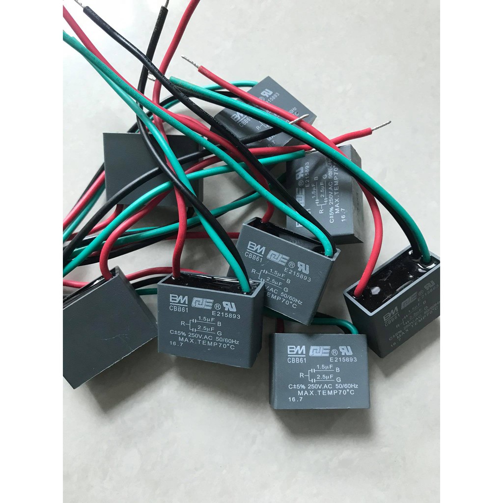 1.5UF+2.5UF 250V ขาแบบสาย