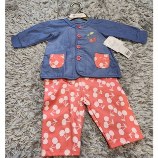 ชุดLilsoft ของน้องผู้หญิงลายเชอรี่🍒